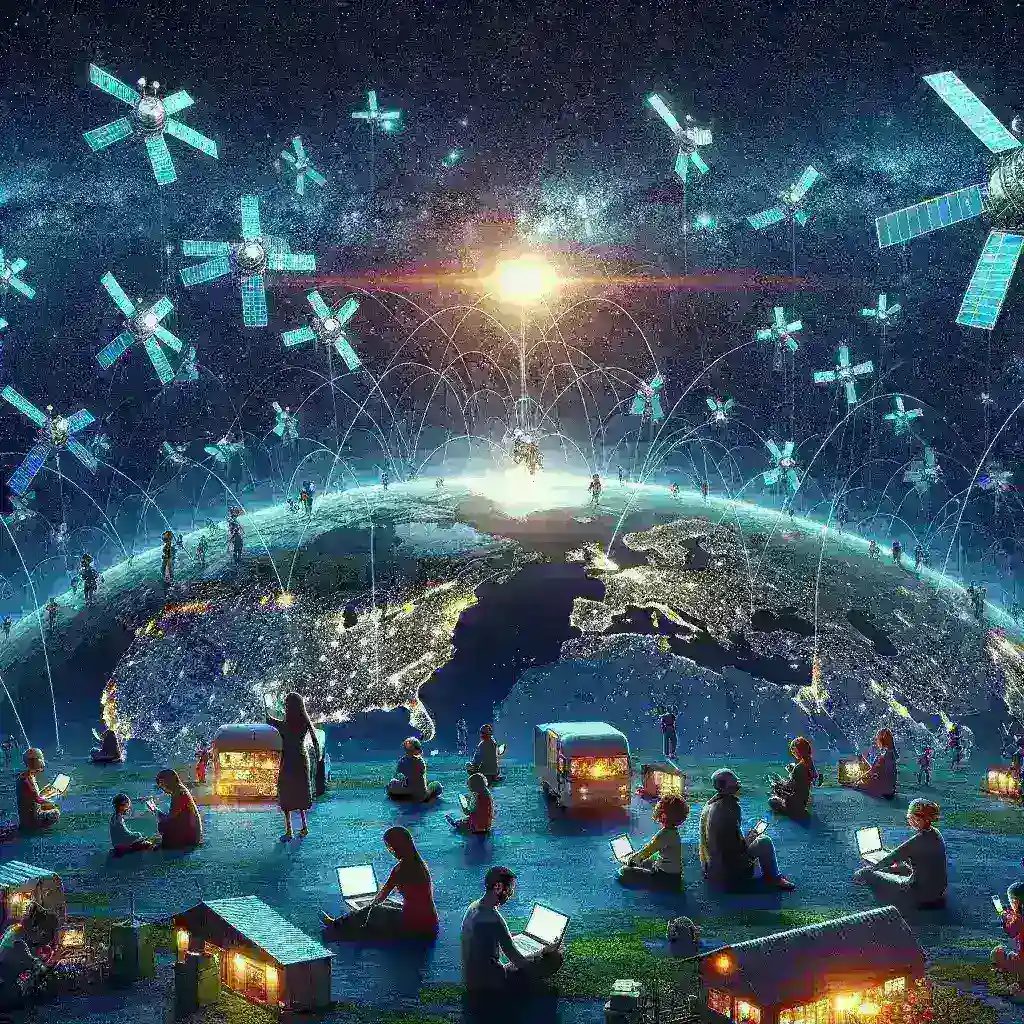 Satellite Constellations Provide Global Internet Coverage at Affordable Rates